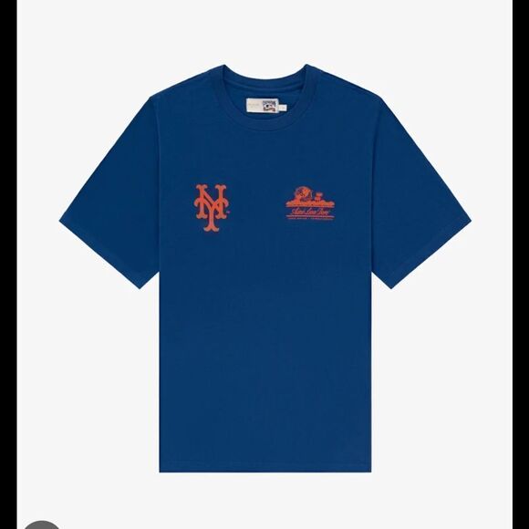 Aime Leon Dore ALD / New York Mets Unisphere Short-Sleeve Tee “Limoges” - Picture 1 of 3